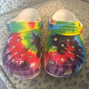 Crocs Kids Tie-Dye Clogs